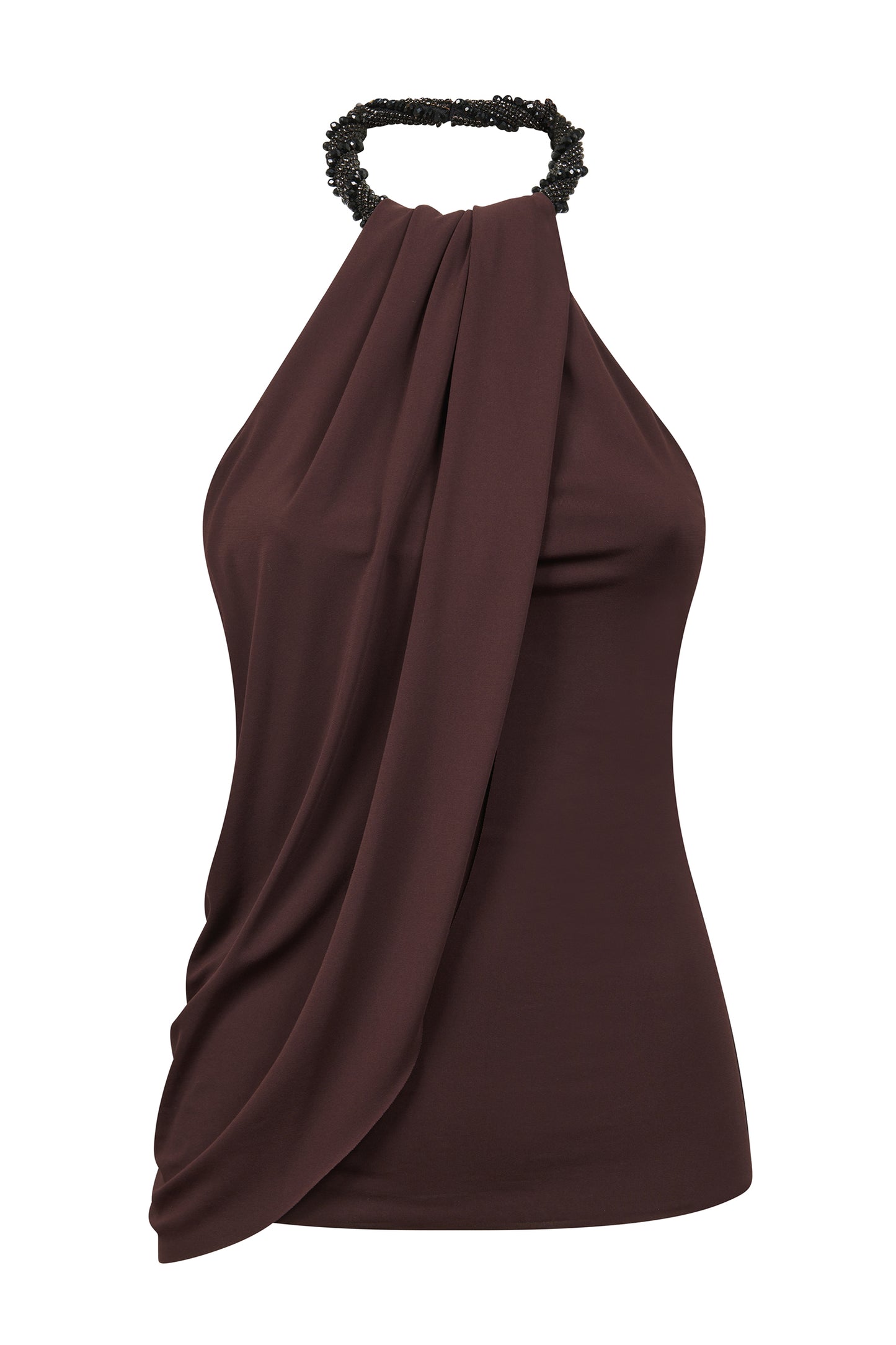 DRAPED TOP & PANTS SET