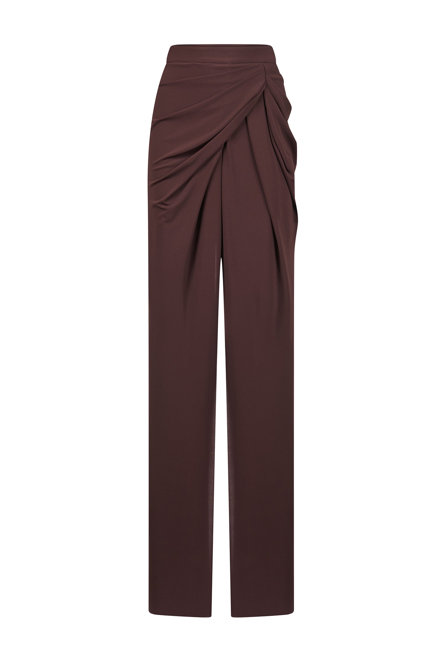 DRAPED TOP & PANTS SET