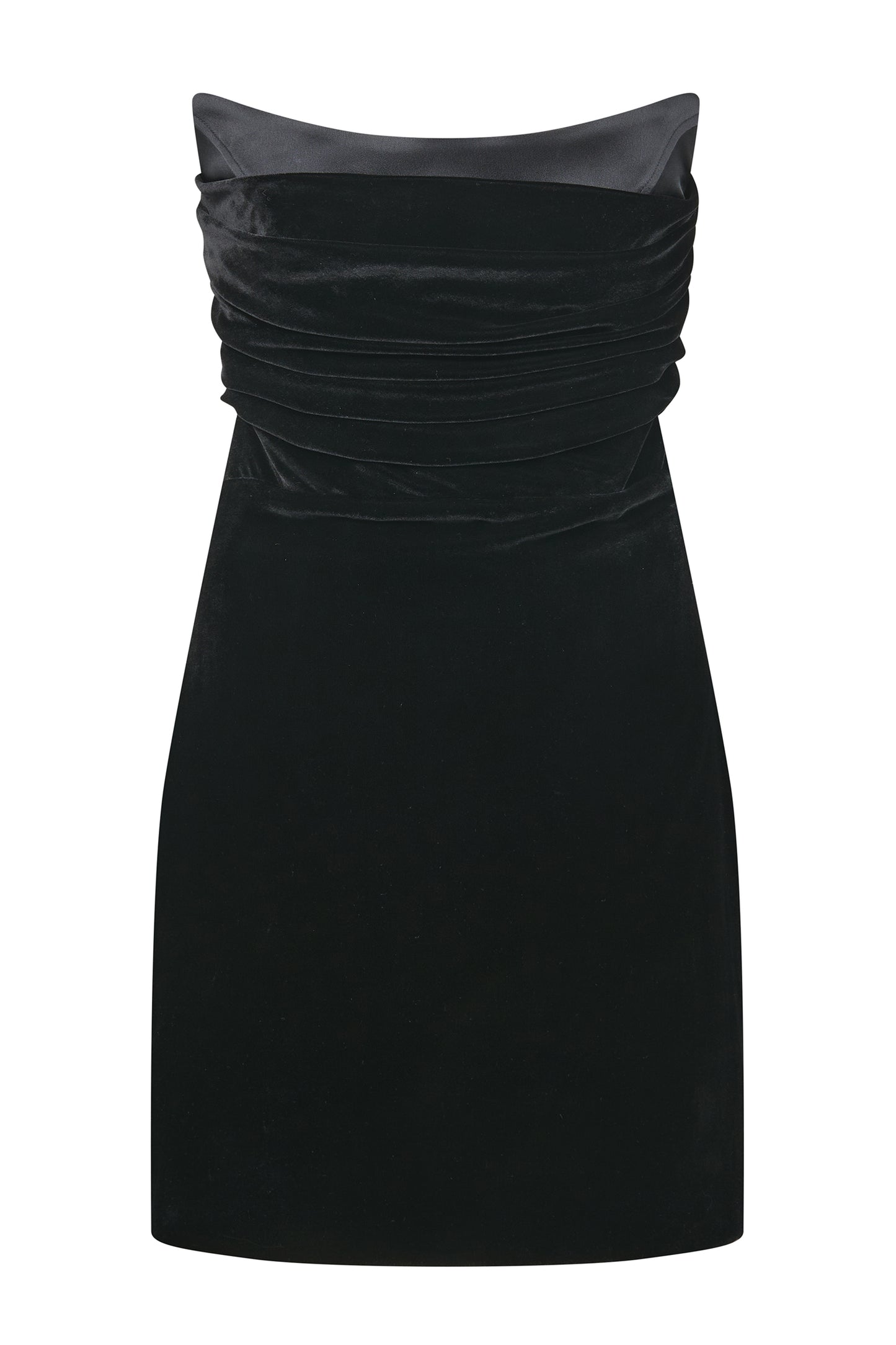 SHORT DRESS IN VELVET
