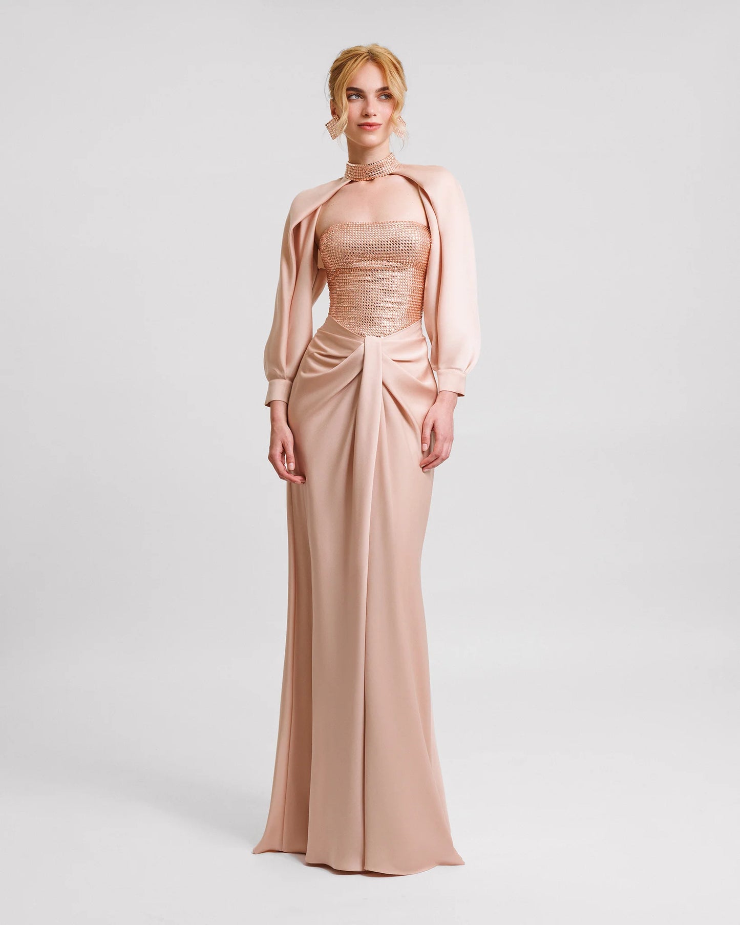 EDR25 1986LD +BL LONG DRESS+BOLERO