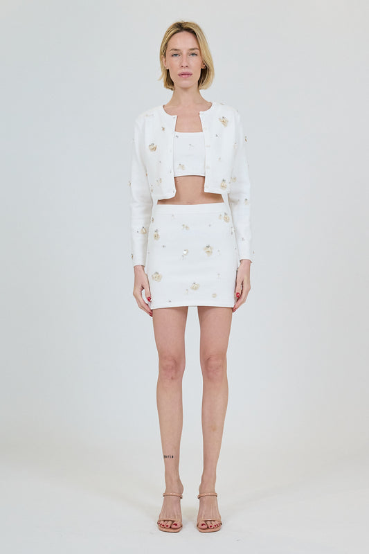 ZADIE CROPPED CARDIGAN(SWEATER)