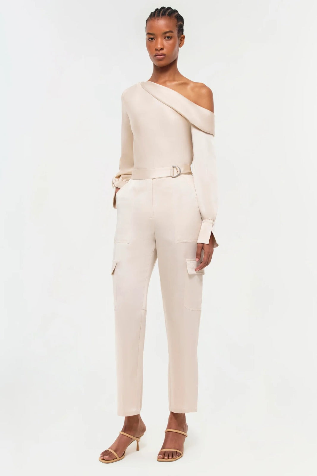 SI-2081-Q Alice one shoulder champagne Top