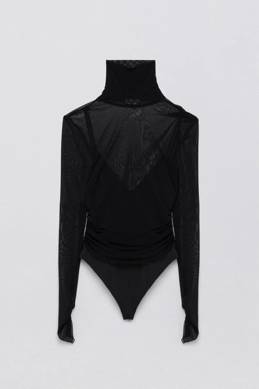 VELORA L/S BODYSUIT-Black(s)